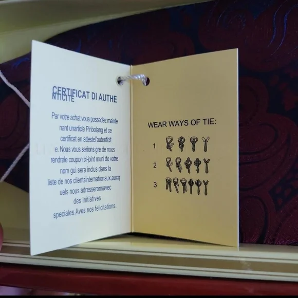 Enrico Patchoyli 100% Silk Tie - Picture 7 of 8